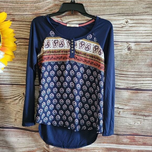 Rewind top long sleeve women's  medium pre-owned - Picture 1 of 4